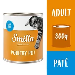 Smilla paukštienos indeliai drėgnas maistas katėms 6 x 800 g — 3 nuotrauka