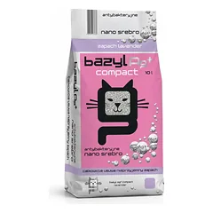 BAZYL Ag+ Compact Lavender 10L bentonito kraikas su sidabro jonais, levandų kvapo