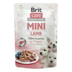 Brit Care Mini Puppy filė padaže su ėriena, drėgnas maistas šuniukams 85 g — 3 nuotrauka