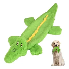 Quietschendes Krokodil-Hundespielzeug, robustes Kauspielzeug