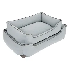 Modern Living guolis šunims Skara, Dydis M: L 100 x B 70 x H 21 cm, šviesiai pilka — 3 nuotrauka