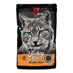 alpha spirit Cat Pouch Mousse 24 x 85 g, drėgnas maistas katėms, Lašiša — 2 nuotrauka