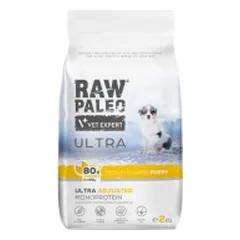 VetExpert Raw Paleo Ultra Puppy Medium & Large sausas pašaras su kalakutiena šuniukams - Pet24