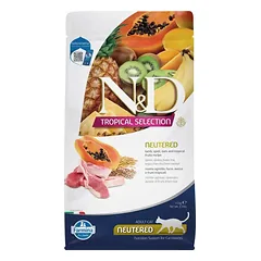 FARMINA N&D TROPICAL SELECTION – CAT Dry Lamb, Spelt, Oats NEUTERED 1,5 kg