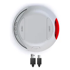 FLEXI LED žibintuvėlis Akku su USB, pilkas
