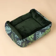 TIAKI Jungle Collection minkštas guolis smulkiems gyvūnams, L 35 x B 28 x H 12 cm — 2 nuotrauka