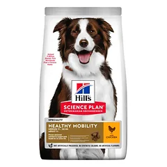 Hill’s Science Plan Canine Adult Healthy Mobility Medium Sausas maistas suaugusiems vidutinių veislių šunims (su vištiena) 14 kg