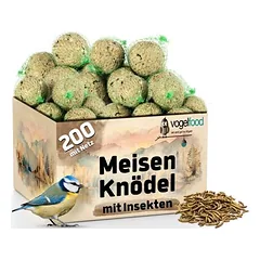 Meisenknödel mit Insekten mit Netz