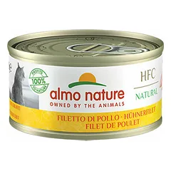 Almo Nature HFC Natural vištienos filė, drėgnas maistas katėms 70 g