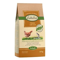 Lukullus šalto spaudimo kombinuotas rinkinys: 10 kg sauso maisto + 24 x 800 g drėgno maisto šunims, > 500 g — 5 nuotrauka