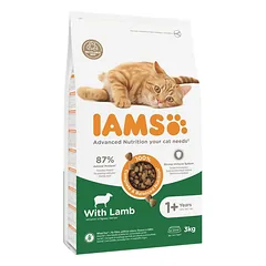 Iams Cat Adult Lamb sausas maistas suaugusiems katėms, 3 kg