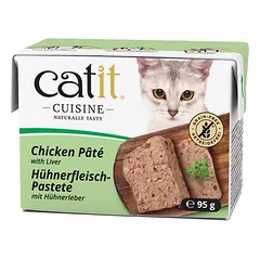Catit Cuisine paštetas, drėgnas maistas katėms 12 x 95 g