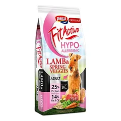 FitActive Originals Adult Hypoallergenic su ėriena ir pavasario daržovėmis, sausas maistas šunims, > 10 kg — 2 nuotrauka