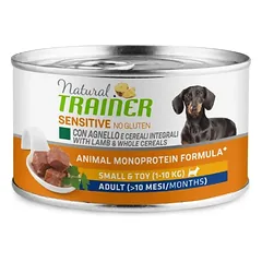 Natural Trainer Sensitive No Gluten MINI Lamb konservai su ėriena 150g