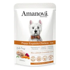 Amanova Puppy Exquisite konservai su vištiena šuniukams