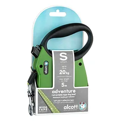 Alcott Adventure ištraukiamas pavadėlis žalias - atspindintis automatinis pavadėlis šunims, žalias, Zielony / XS — 2 nuotrauka