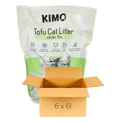 KIMO Green Tea tofu kraikas su žaliosios arbatos ekstraktu , dėžė, 6x6l