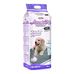 Record AssorbiPiu Puppy Trainer higieniniai kilimėliai šuniukams, kvapų kontrolės, 60 x 60 cm 40 vnt. — 3 nuotrauka