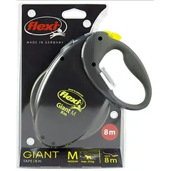 Flexi Giant Neon juostinis pavadėlis 8m, M iki 25kg 8m juostinis — 4 nuotrauka