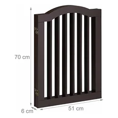Apsauginiai varteliai augintiniams Relaxdays 10039203.0, 3 dalių, 154 × 70 × 30 cm — 5 nuotrauka