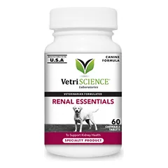 Renal Essentials šunims papildas inkstų veiklai gerinti N60