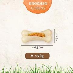 8in1 Delights Strong kramtomasis kaulas su višta XS, skanėstai šunims — 5 nuotrauka