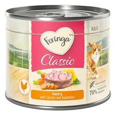 Feringa Classic Meat Menü drėgnas maistas katėms, ekonominė pakuotė 24 x 200 g — 5 nuotrauka