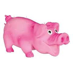Trixie Bristle Pig latekso s vokiečių kiaulės formos žaislas, 10 cm