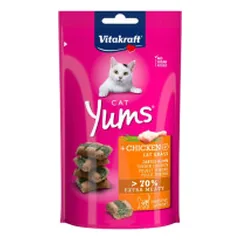 Vitakraft Cat Yums skanėstai su vištiena ir kačių žole katėms