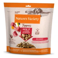 Nature’s Variety liofilizuoti šunų maisto paskaninimai su jautiena, 120 g
