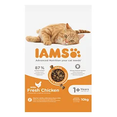 IAMS sausas maistas katėms su vištiena, 10 kg