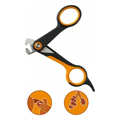 FISKARS nagų kirpimo žnyplės mažiems šunims ir katėms 10,8 cm — 2 nuotrauka