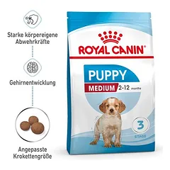 Royal Canin Medium puppy 4 kg parduotuvėje zooplus.de