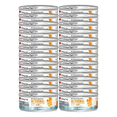 Disugual drėgnas drėgnas kačių maistas Veterinary INTESTINAL Sola (suaugusiems) 24x85 g