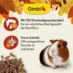 Gimbi Mother Nature Guinea Pig Pellet, granulės graužikams, 500 g — 4 nuotrauka