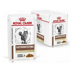Royal Canin Vet VD Gastrointestinal Fibre Response veterinarinis drėgnas maistas katėms 12x85 g