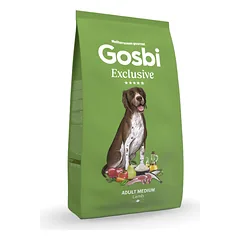 Gosbi sausas maistas suaugusiems vidutinių veislių šunims Exclusive Lamb Medium, 12 kg