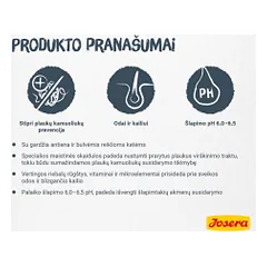 Josera Catelux sausas kačių maistas, 2 kg — 3 nuotrauka