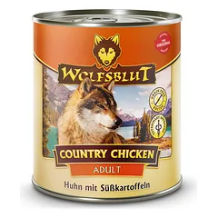 WOLFSBLUT Adult Country Chicken konservai šunims su vištiena, 800 g