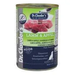 Dr. Clauders Lamb & Apple šlapias maistas šunims, 800 g
