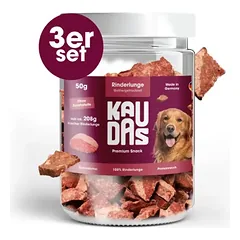 KAUDAS Hundesnack RinderlungePur - gefriergetrocknetes Rind
