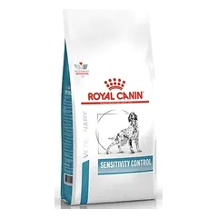 ROYAL CANIN Veterinary Diet Sensitivity Control sausas maistas suaugusiems šunims, kuriems pasireiškia nepageidaujamos reakcijos į maistą, 4 x 1,5 kg