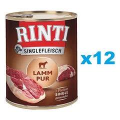 RINTI Singlefleisch ėriena Gryni monobaltymai 12x800 g