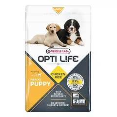 VERSELE LAGA Opti Life Puppy maxi - ėdalas dideliems šuniukams su vištiena ir ryžiais 12,5 kg