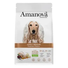 Amanova Adult Medium sausas pašaras su vištiena ir bolivine balanda vidutinio dydžio šunims