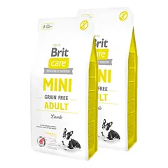 BRIT CARE Mini Grain-Free Adult Lamb 2X2kg