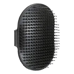 Trixie Care Brush guminis masažinis šepetys šunims ir katėms su reguliuojama rankos kilpa, 8×13 cm