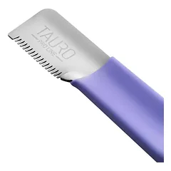 Gyvūnų augintinių nerūdijančiojo plieno trimingo ir formavimo peiliukai su dėklu, mėtinės ir violetinės spalvos, 4x2,3 cm — 3 nuotrauka