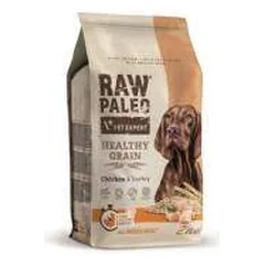 Raw Paleo Vet Expert Adult Healthy Grain sausas maistas šunims su vištiena ir miežiais, 2kg