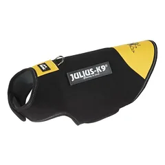Julius - K9 IDC Neopreno šuns striukė geltona - neopreno šuns striukė, juoda su geltona - Mini - Mini, Mini-mini — 2 nuotrauka